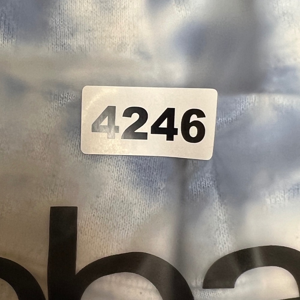 Bowery Supply Co Sweatshirt New York Tie Dye Hoodie Blue‎ White Men Size M - Picture 7 of 7